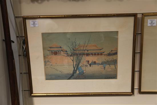 Elizabeth Keith (1887-1956) Forbidden City, Peking 10 x 15in.